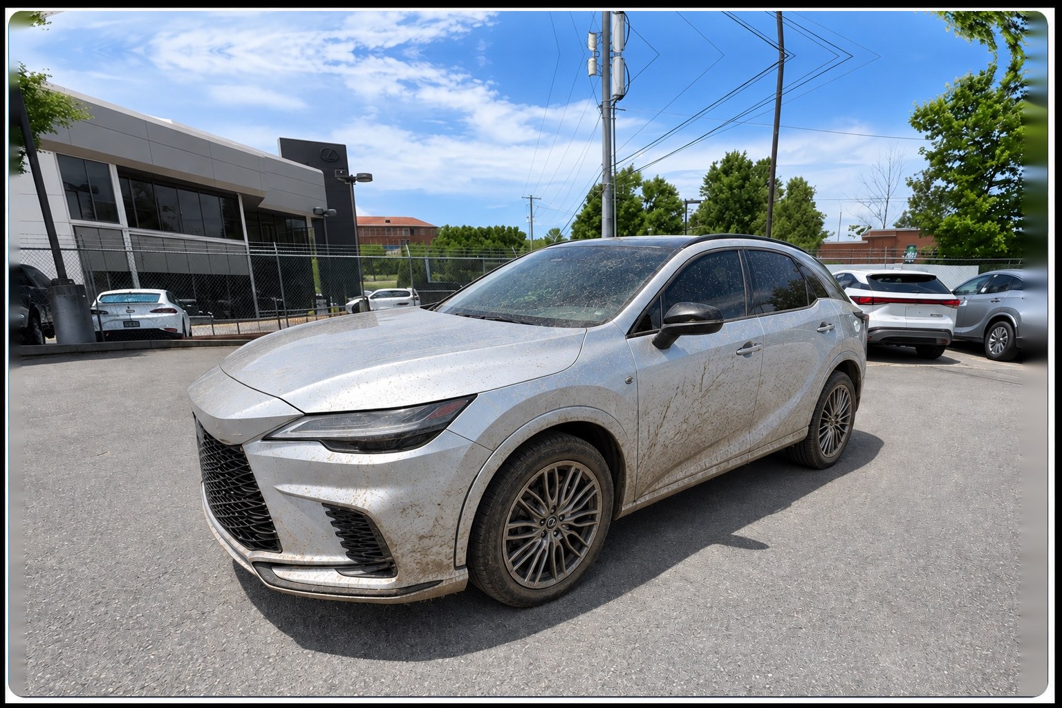 Vehicle as captured on the lot before Pixfyx